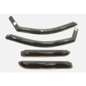 NEW GM Side Window Air Deflectors Set Smoke 19328981 Silverado Double Cab 14-18