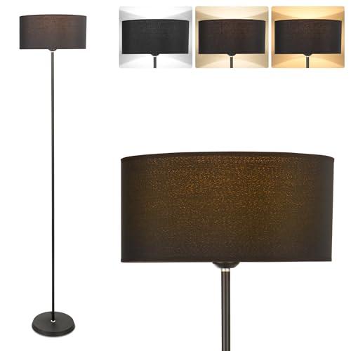 Mid Century Modern Floor Lamp for Living Room, Dimmable Tall Lamp with 3 Color Temperature Dimmable LED Bulb, Cordless Pole Lamp for Bedroom, Reading Lamps Floor Standing