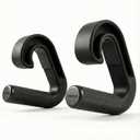 Kensui Swissies : Neutral Grip Handle Attachment For Pull-up Bars, Barbells and Resistance Bands (Black)