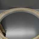 Round Mirror 24 Inch Braided Knot Bohemian Farmhouse Decorative Mirror for Wall Decor Hanging Mirror