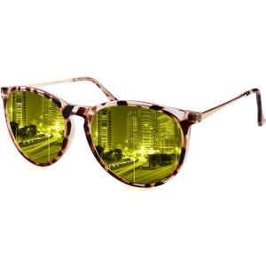 2 x Night Vision Glasses for Women Men, Polarized Trendy Yellow Lens Glasses for Night Driving, UV400 Protection