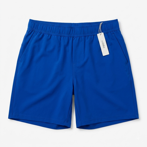 ODODOS Men's Athletic Shorts with Pockets 5" Quick Dry Lightweight Workout Gym Running Shorts, Royal Blue, Small