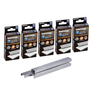 3 x Bostitch Office Premium Standard Staples, 1/4" Length, High-Carbon Steel, 5000 Per Box, 5-Pack 3 x Bostitch Office Premium Standard Staples, 1/4" Length, High-Carbon Steel, 5000 Per Box, 5-Pack