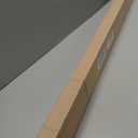 LazBlinds 1" Light Filtering Vinyl Mini Blinds, White, 44" W x 48" H