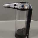 Secura 17oz Automatic Liquid Soap Dispenser, Touchless Battery Operated Hand Soap Dispenser with Adjustable Soap Dispensing Volume Control Dial, Personal Care Dispenser for Household Use (Chrome) (500ml)