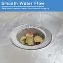 3 Pcs Sink Strainer for Most Kitchen Sink Drain Basket, Upgraded Double-Layer Safe Design Kitchen Sink Strainer (Outer Diameter 4.5 Inch)