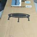 ZCMHAXJ Foldable Mini Trampoline, 40" Rebounder Trampoline for Adults & Kids, 440lbs Capacity Indoor Fitness Workout Exercise Equipment