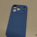 Miracase Magnetic for iPhone 17 Pro Case, Compatible with MagSafe, Integrated Silicone Camera Control Cover, 3.0mm Thicken Shockproof Drop Protection Phone Case for 17 Pro,Capri Blue