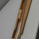 Ivilon Drapery Window Curtain Rod - End Cap Style Design 1 Inch Pole. 48 to 86 Inch Color Warm Gold