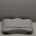 Cervical Neck Pillow for Pain Relief Sleeping, Contour Memory Foam Pillows, Ergonomic Side Sleeper Pillows for Adults, Cooling Orthopedic Neck Support Pillow for Back Stomach Sleepers (Queen Size, Dark Grey&grey)