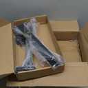 12 Pack - 14 inch Black Hidden L Shelf Bracket (1/5 Inch Thicked) Iron Floating Shelf Brackets Rustic Industrial Metal Brackets for Shelf Support