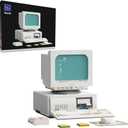 BRICKKK Retro Computer Building Blocks Set, Vintage PC Model Kit for Adults, Creative Collectible Computer Model Bricks Set, Classic Desktop Construction Kit, Perfect Display Piece for Home or Office