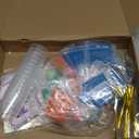 24 Pack Valentines Day Crystal Growing Science Kits for Kids, Classroom Exchange Gifts with Cards, School Valentines Day Activities (Blue)