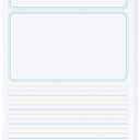 Children's Story Writing Paper Pads - 8.5 x 11 in, 150 Loose-Leaf Sheets - Story Pages for Kids with Drawing Space & Lined Handwriting Paper for Student Practice