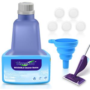 Refillable Bottle for Swiffer Wet Jet Mop - 500ml /17 FL OZ - Leak-Proof HDPE Solution Bottle, EmptyNot for Power mop