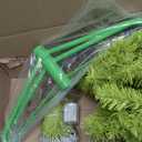 Hobby Lobby Whimsical 7.5 Feet Artificial Christmas Tree, 4-Section Lime Green, Hinged Branches, Drooping Top, Metal Stand, 1,339 Tips