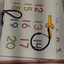 GAMENOTE Double Sided Magnetic Letter & Number Board Set - Alphabet & Numbers Tracing Board for Toddlers, ABC Uppercase & Lowercase Practicing, Math Learning, Educational Toys for Kids