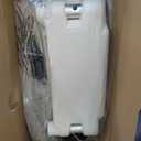 Drive Medical 2-in-1 Raised Toilet Seat with Removable Padded Arms - Elevated Bathroom Safety Support - Secure Locking Attachment - Easy Height Assistance - Durable Construction, Standard Toilets