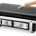ONLYFIRE GRILLS Charcoal BBQ Hibachi Grill with Grid Lifter, Portable Yakitori Grill with Stainless Steel Grate, Barbecue Stove for Outdoor Camping Picnic Patio Backyard Cooking, GS306