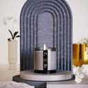 RAKLE Candles for Home Scented  Vanilla Amber Scented Candle 7.4 oz  Premium Soy Wax Blend Candle Jar with Lid for Home, Meditation, Aromatherapy  Delightful Long Lasting Scents