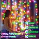 1500 LED 470FT Christmas String Lights, 12 Modes and Timer Memory Dimmable, Plug in Outdoor Waterproof Clear Wire Twinkle Fairy Light for for Xmas Yard Tree Wedding Party Outside Decor (Multicolor)