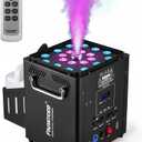 Vertical Fog Machine 1800W with Remote & DMX Control, Timer Function - Perfect for Stage Performances, Halloween, Gender Reveal Parties