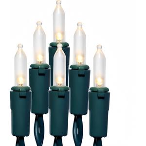 200 LED Warm White Christmas Lights, UL Certified and Commercial Grade 66ft Green Wire String Lights, for Indoor and Outdoor Party, Wedding, Garden, Patio.