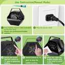 Theefun Bubble Machine: Remote Control 750ML Metal Bubble Blower Machine for 60 Min Usage Time, Plug-in Automatic Bubble Maker for Parties Wedding Birthday Indoor Outdoor, with AC Adapter