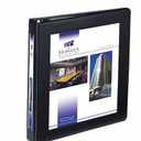 Avery Heavy-Duty Framed View 3-Ring Binder, 1" EZD Rings, 1 Black Binder (68054)