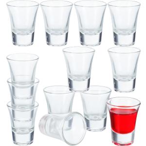 Cabilock 24 Pcs Glass Eucharist Cups Set for Church Services Elegant Communion Glasses Fit Standard Holy Communion Trays Religious Wine Supplies for Sacrament Ceremonies