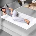 Epica Bed Pads Washable Waterproof  34"x52" (2 Pack) Incontinence Bed Pads for Adults, Mattress pad to Protect Bed from Stains, Large Bed wetting Pads for Home & Hospital Use (500 Washes)