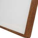 Natural Wood Photo Frames Inspired Tabletop Picture Frame with Mat, Vertical or Horizontal Display (Walnut, 14x17 matted to 11x14)