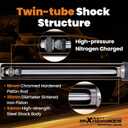 maXpeedingrods 2-4.5" Front Shocks for Ford F-250 F-350 4WD 2005-2023, G1 Upgraded Version