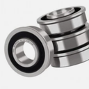 XiKe 4 Pack Flanged Ball Bearing ID 1/2" x OD 1-1/8", Suitable for Lawn Mower, Wheelbarrows, Carts & Hand Trucks Wheel Hub, Replacement for MTD, Honda, 12118 ＆ Rotary 324 Etc.