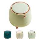 0.4 Gallon Small Trash Can Kitchen Garbage Can Mini Bathroom Trash Cans with Lid Waste Basket for Office Bedroom Desktop Waste Bin (Light Green)