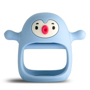 Smily Mia Baby Teething Toys for 0-6Months, Teethers for Babies 3-6Months | Penguin Teether | Hand Teether |Teething Mittens for Teething Relief, Baby Pacifier |Teething Pacifiers for Baby, Light Blue