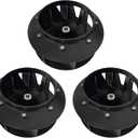 70359801P Blower Fan (3Pcs) Fits for Huebsch Speed Queen and Ipso Dryer Replaces 70123301, 70123301P, 70248601, 70248601P, 70359801, TU20281, TU21120, TU218171