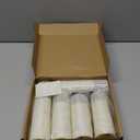 Flameless LED Pillar Candles with Remote Control and Timer, Battery Operated Flickering Electric Candles Set of 5, Crackle Design for Home Decor Wedding Party(D2.2'' x H5''/5''/6''/7''/8'') (Ivory)