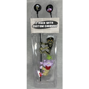 NECA Scalers - 2" Characters - "Peanut" And "Achmed" Toy Figures 2 Pack With Custom Earbuds