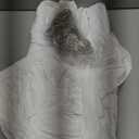 7.2 FT White Round Backdrop Cover with Lights String for Circle Arch Stand Circle Backdrop Cover with LED Fairy Lights for Wedding Arch Baby Shower Birthday Party Photo Shoot Photography Background