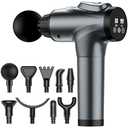 APHERMA Massage, Muscle Massage for Athletes Handheld Electric Deep Tissue Back Massager, Percussion Massage Device for Pain Relief with 30 Speed Levels 9 Heads