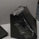 3 Tier Wood Shelf, Cabinet for Home Decor, Black Organizer