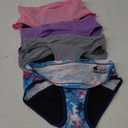 Hanes Girls' Comfort, Period. Boys'hort & Hipster Period Underwear, Moderate Protection, Multi-Pack 8