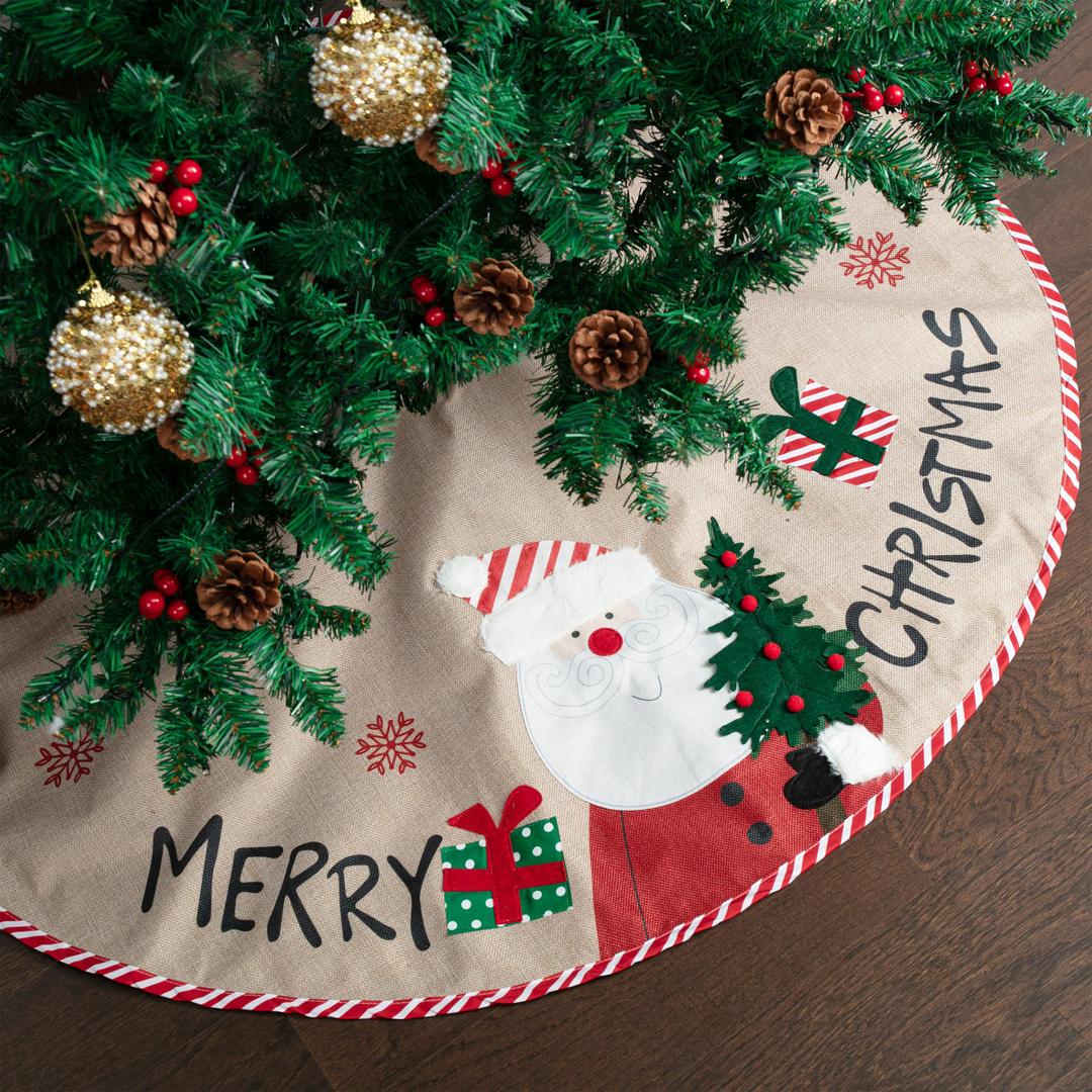 Mr. Pen Christmas Tree Skirt 48 inches, Christmas Skirts for Xmas Trees