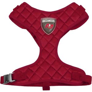 Littlearth NFL Unisex-Adult NFL Velvet Pet Harness (Large, Team Color)