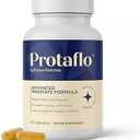 Protaflo Prostate Supplements for Men - Supports Urinary Flow & Bladder Control | Probiotics + Black Walnut, Nettle, Turmeric, Lycopene, Pumpkin Seed, Vitamin D3 & K2, Zinc + Selenium, 60 Caps EXP:01/2028