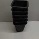 DEDU Bed Risers 6 Inch Heavy Duty 6 Pack, Furniture Risers for Sofas Oversized, Bed Furniture Risers with Non-Slip Pad Supports Up to 2200 Lbs for Bed, Couch, Desk, Chair (Black)