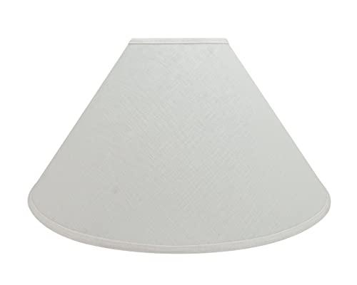Aspen Creative 32591A Transitional Hardback Empire Shaped Spider Construction Lamp Shade in Off White, 23" Wide (7" x 23" x 14")