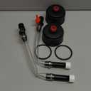 Fabbay 4 Pieces Racing Fuel Jug Cap Racing Fuels Filler Hose 5 Gallon Gas Can Cap with Hose Kits for Gasoline 5 Gallon Container Tank Gas Jug Replacement(Elegant Style)