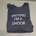 Pretend I'm A Snook T-Shirt Blue S/M